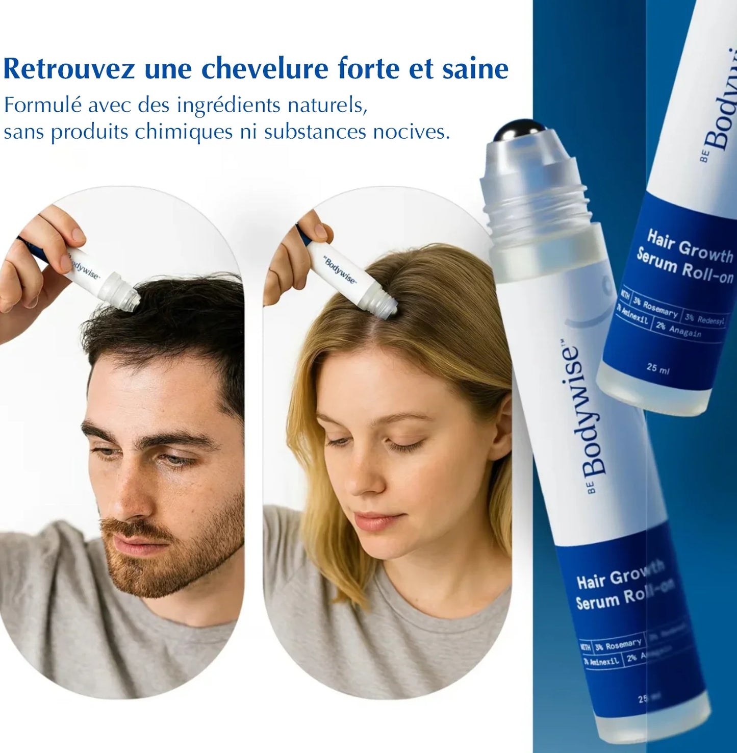 Sérum pour inverser la chute des cheveux